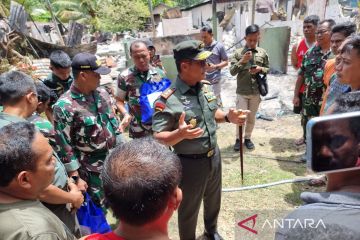 Kodim Manokwari: Kebakaran 11 unit rumah dinas akibat korsleting