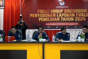 KPU Bulungan evaluasi menurunnya partisipasi pemilih Pilkada 2024