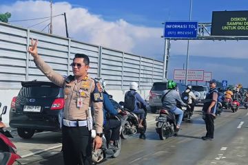Korlantas beri diskresi motor dari Bekasi masuk tol akibat banjir