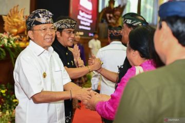 Pidato pertama Gubernur Bali