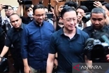Anies Baswedan hadiri sidang perdana kasus dugaan korupsi Tom Lembong