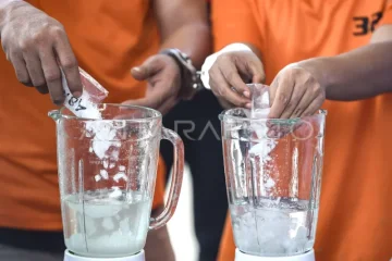 Pemusnahan narkotika di Polresta Samarinda