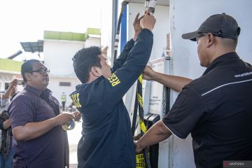 Ungkap kasus penyalahgunann BBM bersubsidi di Palembang