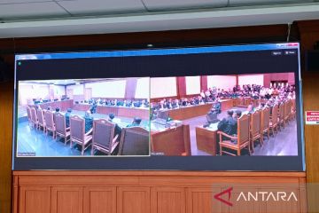 Sejumlah elite PDI Perjuangan hadiri sidang perdana Hasto Kristiyanto