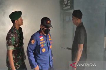 Damkarmat Lampung Selatan "fogging" 100 rumah cegah penyebaran DBD