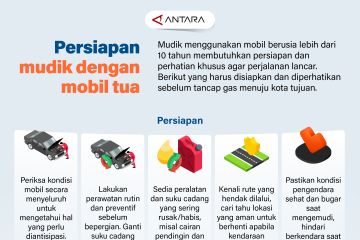 Persiapan mudik dengan mobil tua