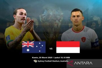 Australia tambah gol, Timnas Indonesia tertinggal 3-0