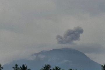 Gunung Ibu semburkan abu vulkanik setinggi 500 meter