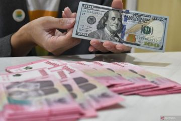Rupiah hari ini Rabu menguat jadi Rp16.582 per dolar AS