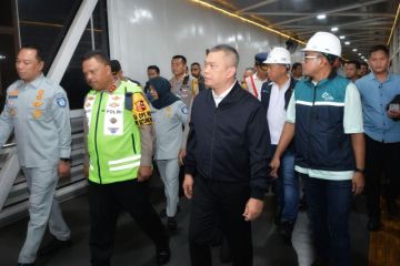 Menhub pastikan tidak ada penumpukan kendaraan di Pelabuhan Merak