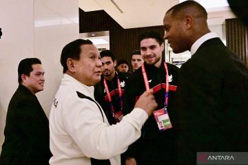 Presiden beri suntikan motivasi timnas Indonesia jelang lawan Bahrain
