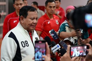 Prabowo: Timnas Indonesia berjuang keras kalahkan Bahrain