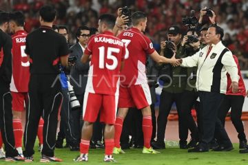 FOTO - Timnas Indonesia tekuk Bahrain 1-0