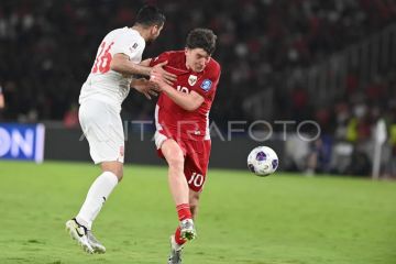 FOTO - Timnas Indonesia tekuk Bahrain 1-0