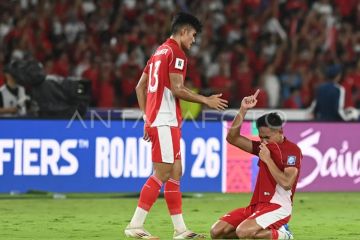 FOTO - Timnas Indonesia tekuk Bahrain 1-0