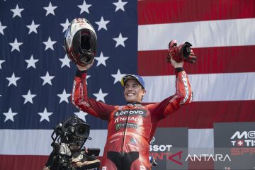 Marc Marquez menangi sprint ketiganya musim ini