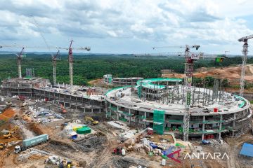 Masjid Negara IKN 54,3 persen belum bisa digunakan Shalat Idul Fitri