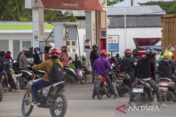 Jalur Pantura padat, 1.000 motor melintas per 15 menit di H-2 Lebaran