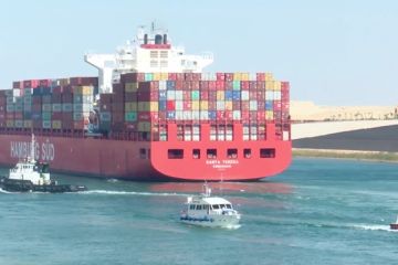 166 kapal dialihkan kembali ke Terusan Suez Mesir sejak Februari