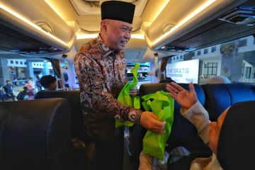 Kemenhub berangkatkan 5.896 pemudik balik gratis dengan bus