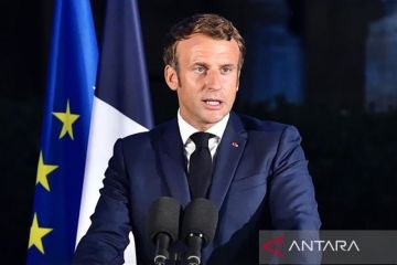Macron: Prancis mungkin akui Palestina sebagai negara pada Juni