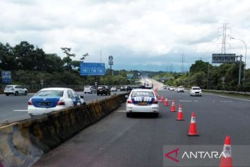 "Contraflow" Tol Jagorawi arah Puncak Bogor dihentikan Minggu siang