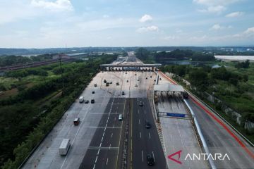 Oneway nasional dan contraflow masih diterapkan di Tol Trans Jawa