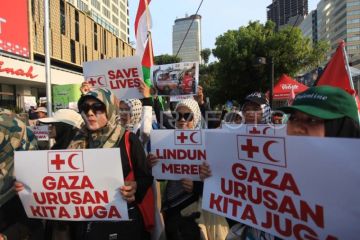 Aksi lindungi tenaga medis Gaza