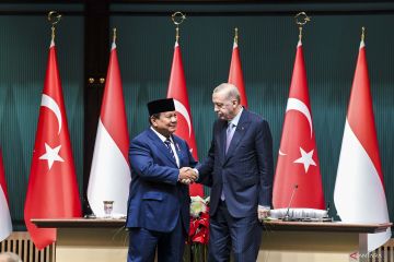 Prabowo ingin RI ikut serta bangun jet tempur generasi 5.0 Turki