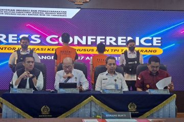Imigrasi Tangerang amankan dua warga Tiongkok yang bekerja tanpa izin