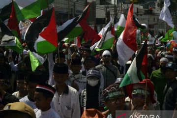 Aksi damai Lampung bersama Palestina