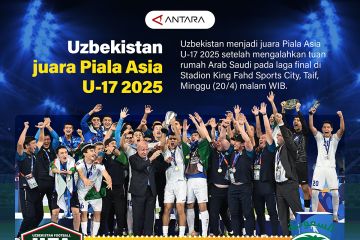 Uzbekistan juara Piala Asia U-17 2025
