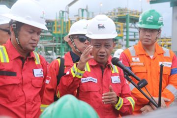 Menteri ESDM Bahlil Lahadalia di Eni