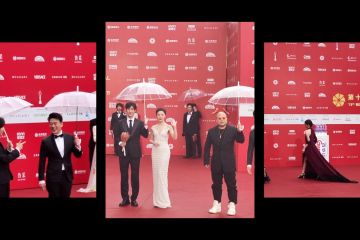 Hujan guyur sesi Karpet Merah Festival Film Internasional Beijing