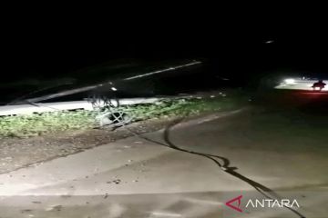 Gempa Pohuwato hari ini M6,0: tiang Telkom di pesisir Gorontalo Utara roboh