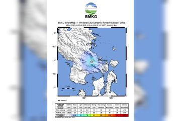 Gempa Konawe Selatan hari ini baru saja, BMKG: penyebabnya aktivitas sesar Pelosika