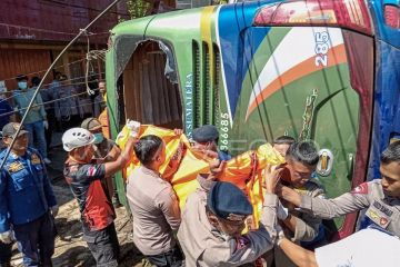 Kecelakaan bus ALS di Padang Panjang