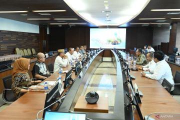 Gubernur bahas infrastruktur pascabencana di Kementrian PUPR