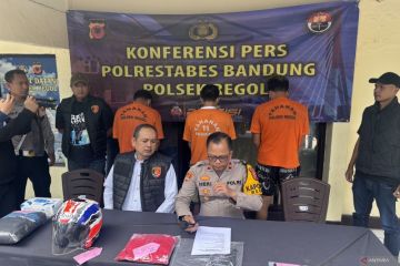 Polrestabes Bandung tangkap tiga pelaku begal saat konvoi Persib