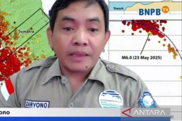BMKG pastikan gempa Bengkulu M6,3 bukan megathrust dan tak picu tsunami