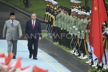 Presiden Prabowo menerima kunjungan PM China Li Qiang