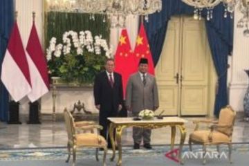 ANTARA kerja sama dengan CMG dan Xinhua disaksikan Prabowo-Li Qiang