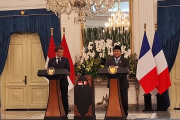 Presiden Prabowo: Indonesia dan Prancis dukung Palestina merdeka
