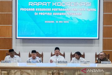 Kunjungan Menteri ATR di Kendari
