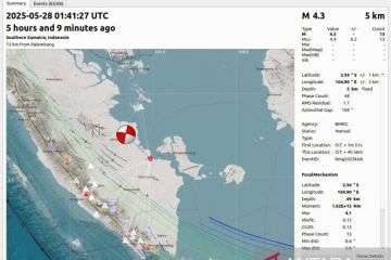 Gempa hari ini M4,3 di Banyuasin dipicu sesar aktif yang tak terpetakan