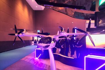 Indo Defence hadirkan moda transportasi listrik mobil terbang