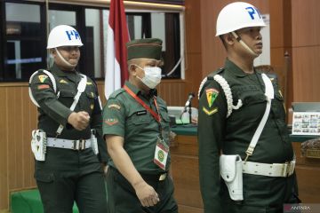 Sidang perdana penembakan polisi di Lampung