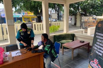Polres Serang buka layanan kesehatan gratis untuk ojol