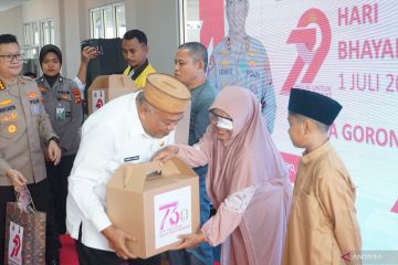 Pemkab Gorontalo sambut baik bakti kesehatan Polda Gorontalo