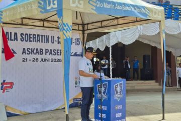 Bupati Paser buka Turnamen Piala Soeratin U-13 dan U-15